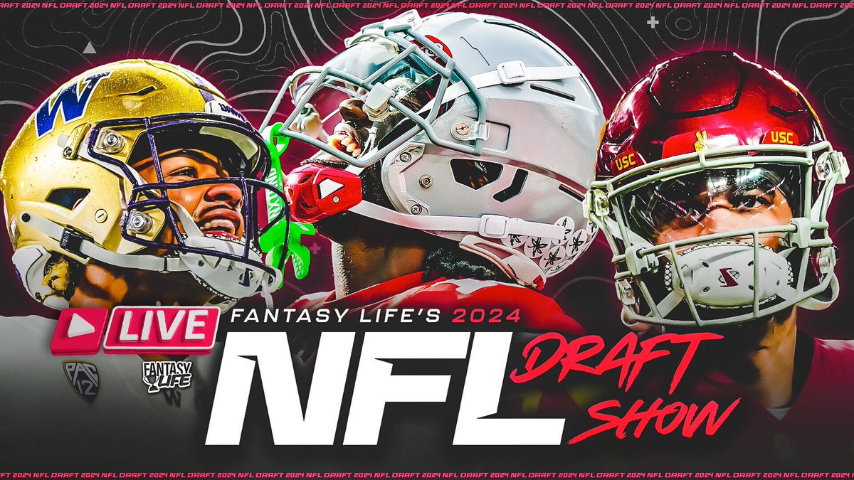 🚨DON’T MISS THE DRAFT SHOW🚨 Join the Fantasy Life team LIVE tonight starting at 7:00pm EST as they give instant reactions, fantasy breakdowns and much more! Watch here: m.youtube.com/watch?v=fkpcCE…