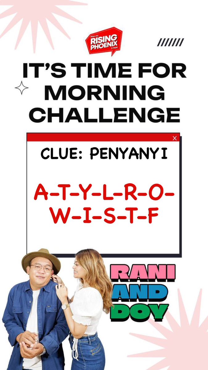 Lanjut jawab #MorningChallenge yuk