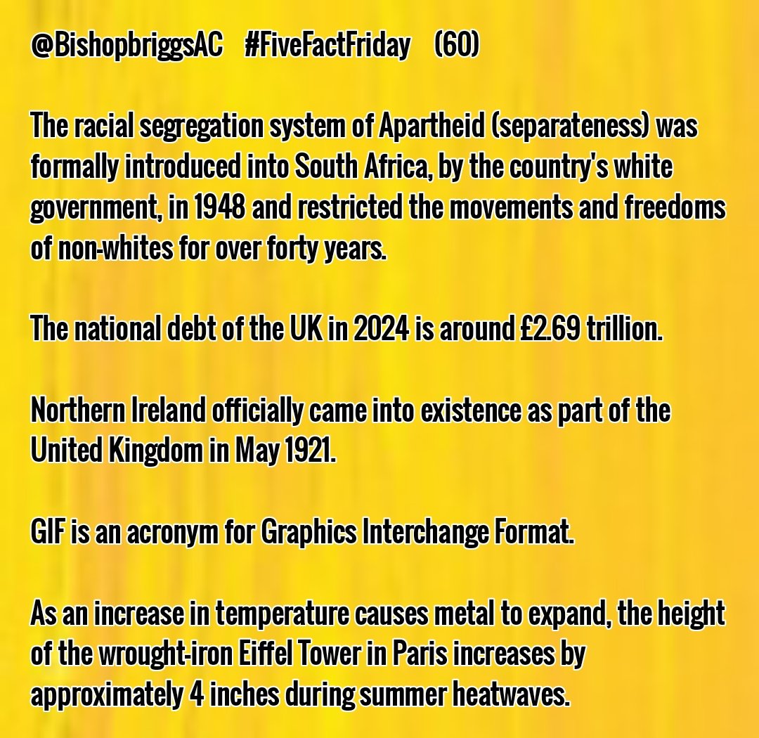 Three hundred facts & counting!! 💯💯💯 Immensely grateful to all colleagues who share these slides each week with registration classes! ♥ Have a great #Friday everybody! 🎉🎉🎉 @BishopbriggsAC #FiveFactFriday #FridayMorning #FridayFeeling #FridayMotivation #Education #Learning