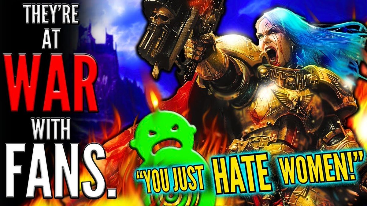 techjunkiejh's tweet image. #Warhammer40K DOUBLES DOWN On #RETCON As The #Media ATTACKS FANS For #GamesWorkshop! #AMAZON To Blame? bit.ly/3UzdBAZ    #gaming #GamesTj  #GamingNews #Woke #DEI #GameDev  (video, toxic fans, again) #WokeHammer #Blackrock #ESG #TechJunkieInvest #investing #Vanguard