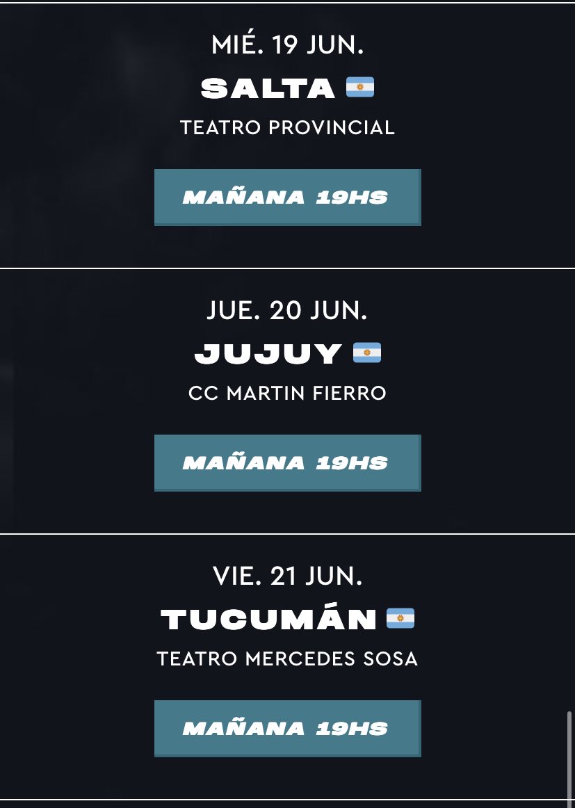 Las entradas de Salta, Jujuy y Tucumán estarán habilitadas mañana a las 19HS 🇦🇷