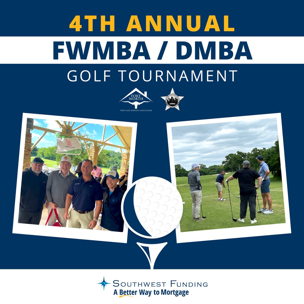Reflecting on an incredible day spent on the green! ⛳️ Southwest Funding had a blast at this year's DMBA - FWMBA Golf Tournament. Grateful for the opportunity to support such a great event! 🏌️‍♂️
.
.
. 
#FWMBA #DMBA #dfwevents #Golf #swfunding #greatplacetowork #southwestfunding