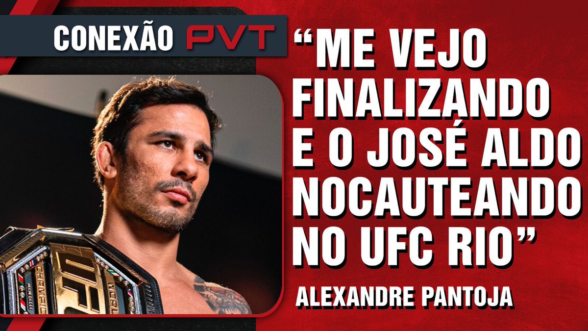 ALEXANDRE PANTOJA PROJETA UFC RIO DOS SONHOS youtu.be/dEuUb91gOAo Oferecimento: @KTO_brasil