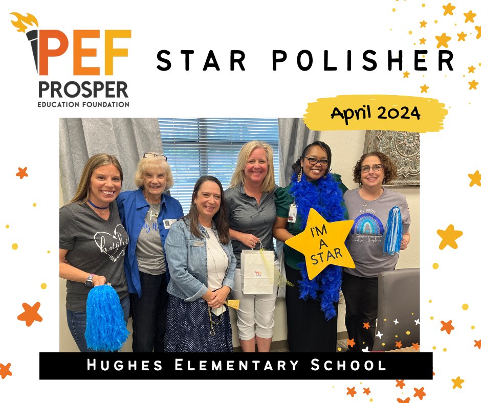 PEF is excited to announce Ms. Carpenter as the April Star Polisher for Hughes. Your enthusiasm for teaching and genuine care for the kids have made a world of difference. You are the true unsung hero!🌟 #starpolisher #amazingteachers #THEBettyHughes