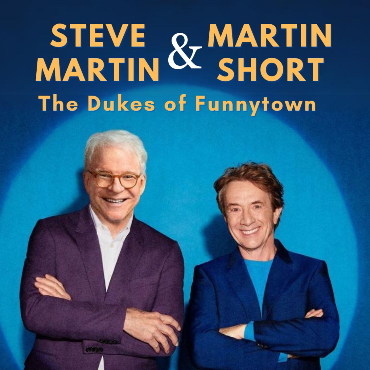 Don't miss your chance to see two masters of #comedy perform together as #SteveMartin and #MartinShort take the stage at #SheasBuffalo on May 4, 2024. Get your tickets and see why they deserve the title, The Dukes of Funnytown! 😂😂😂 Visit: bit.ly/4cO0u61