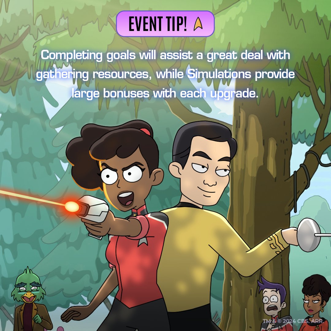 Embark on 'The Jerks of Gideon' Mission! 🌌 The Cerritos faces a critical diplomatic challenge on Gideon. Dive into intrigue and deception as you navigate the planet's overpopulation crisis. Win 𝟮𝟮𝟴𝟬𝘀 𝗞𝗶𝗿𝗸 by saving the day alongside Mariner and Sulu.