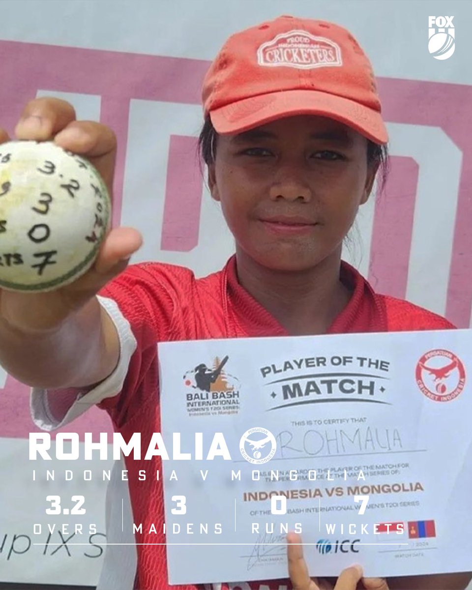 Now those are some figures 😲😲😲 A teenager has broken the world record for the best-ever bowling spell in a Twenty20 international. READ MORE 👉bit.ly/3xTvnWC