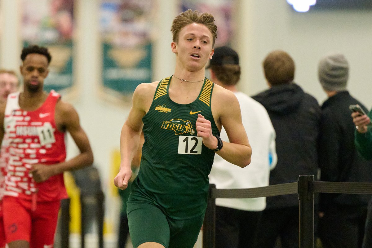 Freshman Ethan Moe ran 3:46.06 in the 1500m at the Drake Relays, placing 4th in the unseeded section. He's No. 3 on the NDSU all-time list.