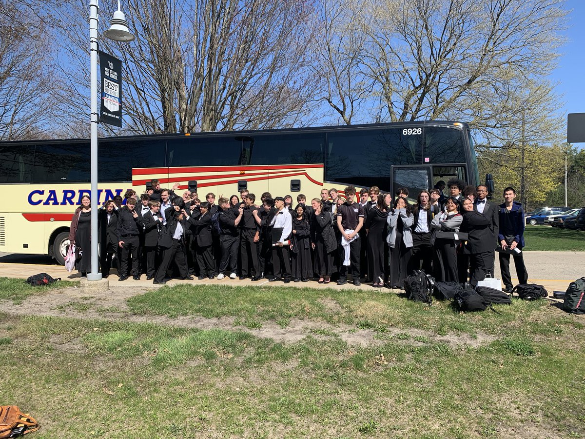 CONGRATULATIONS to the WOHS Symphony Band!  

They put on a great show at State Band Festival today &amp; received Straight I's. This is the 18th time in a row Symphony Band has received a 1st Division Rating at State Band Festival.