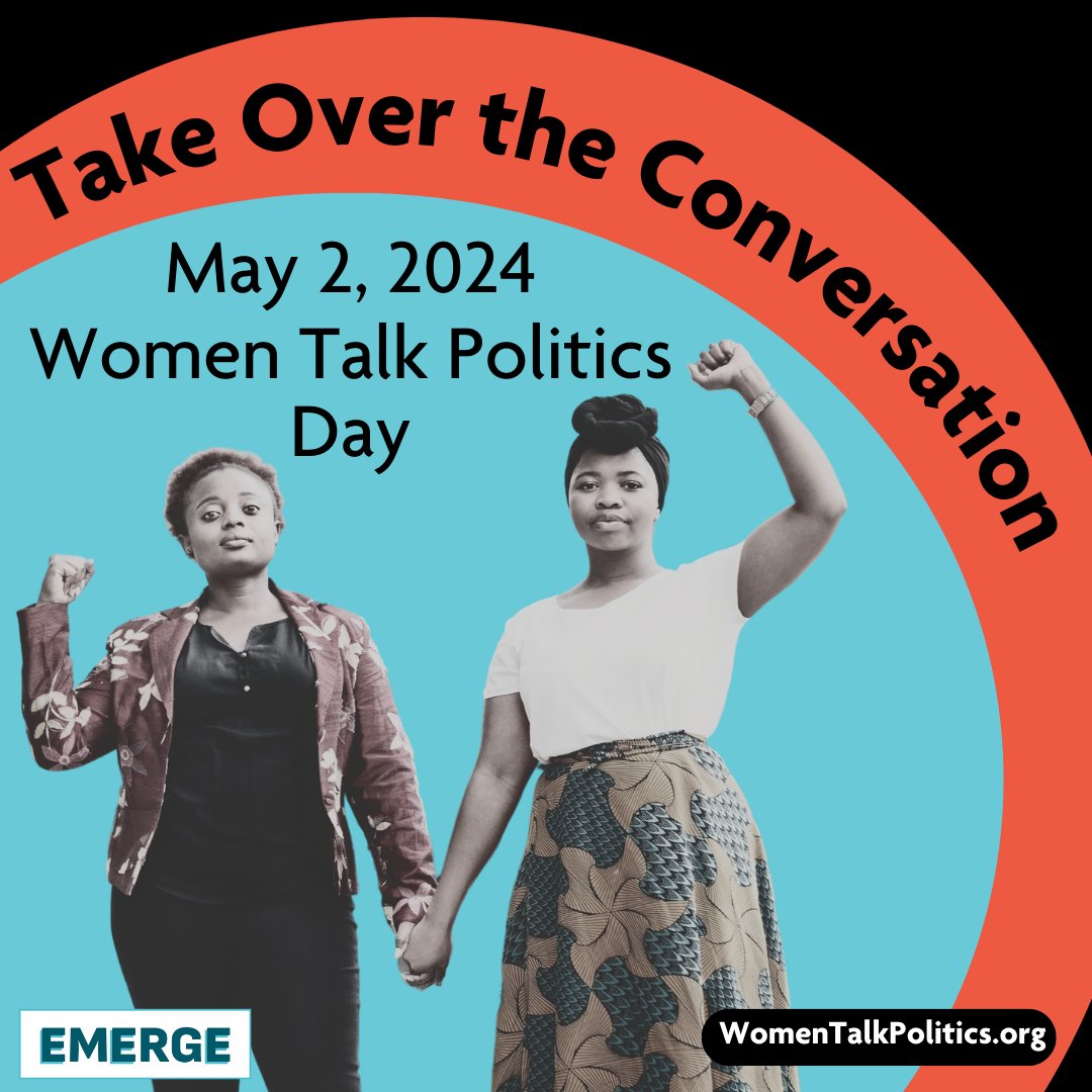 Only a week to go until Women Talk Politics Day. Have you made your post yet? Visit womentalkpolitics.org to RSVP and personalize your post. Then mark your calendar, and tell a friend! #womentalkpolitics