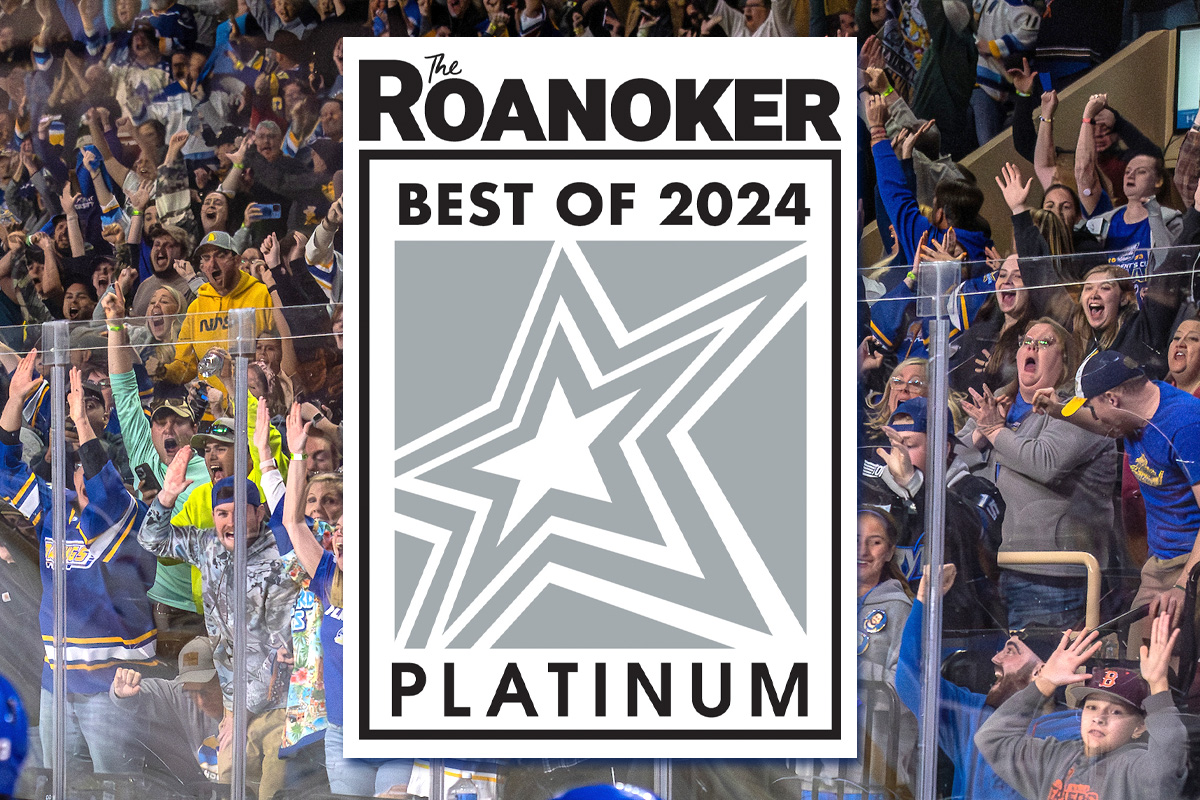Rail Yard Dawgs awarded Platinum for 'Best Local Team to Root for' in @Roanoker's 38th Annual Poll!