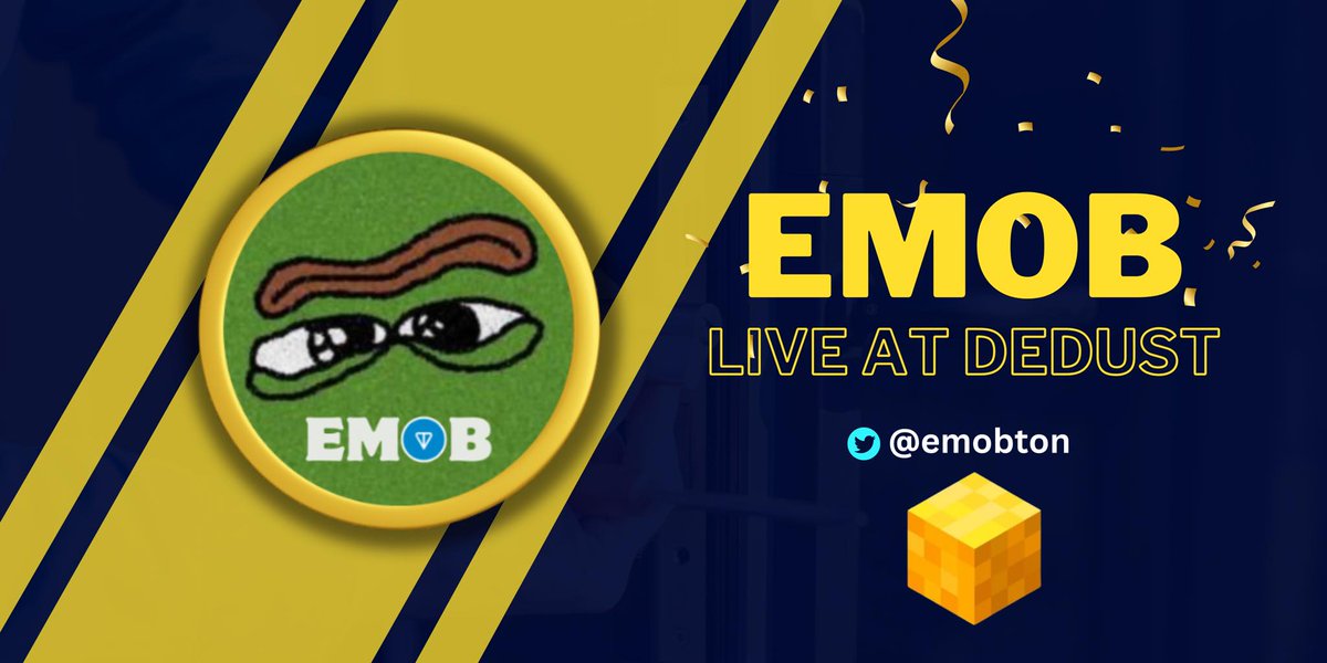 Are you still looking for a low cap to buy?

look no more
#EMOB  Is here for the rescue

The only low cap wirh a 100x potential
Get it on Dedust and Be positioned