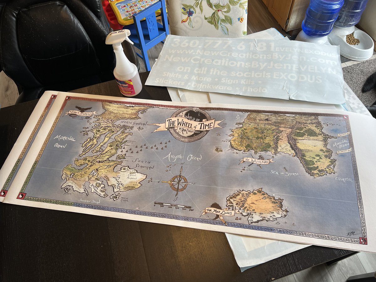 robchristianson's tweet photo. It’s been a busy week at New Creations By Jen! #tees #fantasymaps #carDecals #yardSigns https://t.co/qpiCe1lult