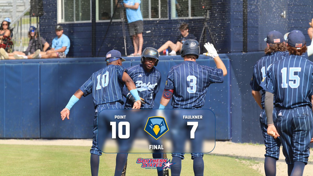 Game One goes to the Skyhawks! Two more tomorrow in Montgomery! #TogetherWeFly