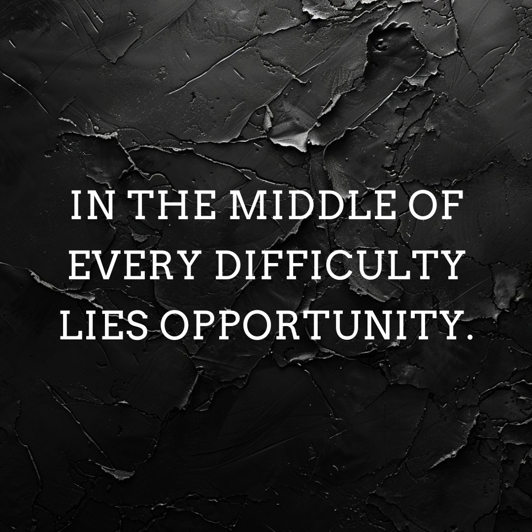 In The Middle Of Every Difficulty Lies Opportunity.

🔥 Follow @CreatingBankrol 

#learningeveryday
#successmindset
#entrepreneurialjourney
#moneygoals
#financewisdom
#finance
#business
#motivation