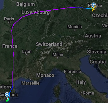 Arnitekk12_'s tweet photo. Los días de #FrenchStrike son siempre un caos...
Hoy tocaba dar la vuelta al mundo tras el rate 0 del espacio aéreo Marselles a la noche. Vuelos hasta 1 hora mas largos ✈️

Gracias a Tripulaciones, controladores, y todo el personal del sector aeronáutico por su profesionalidad 😜 https://t.co/FIUy1gmC0v