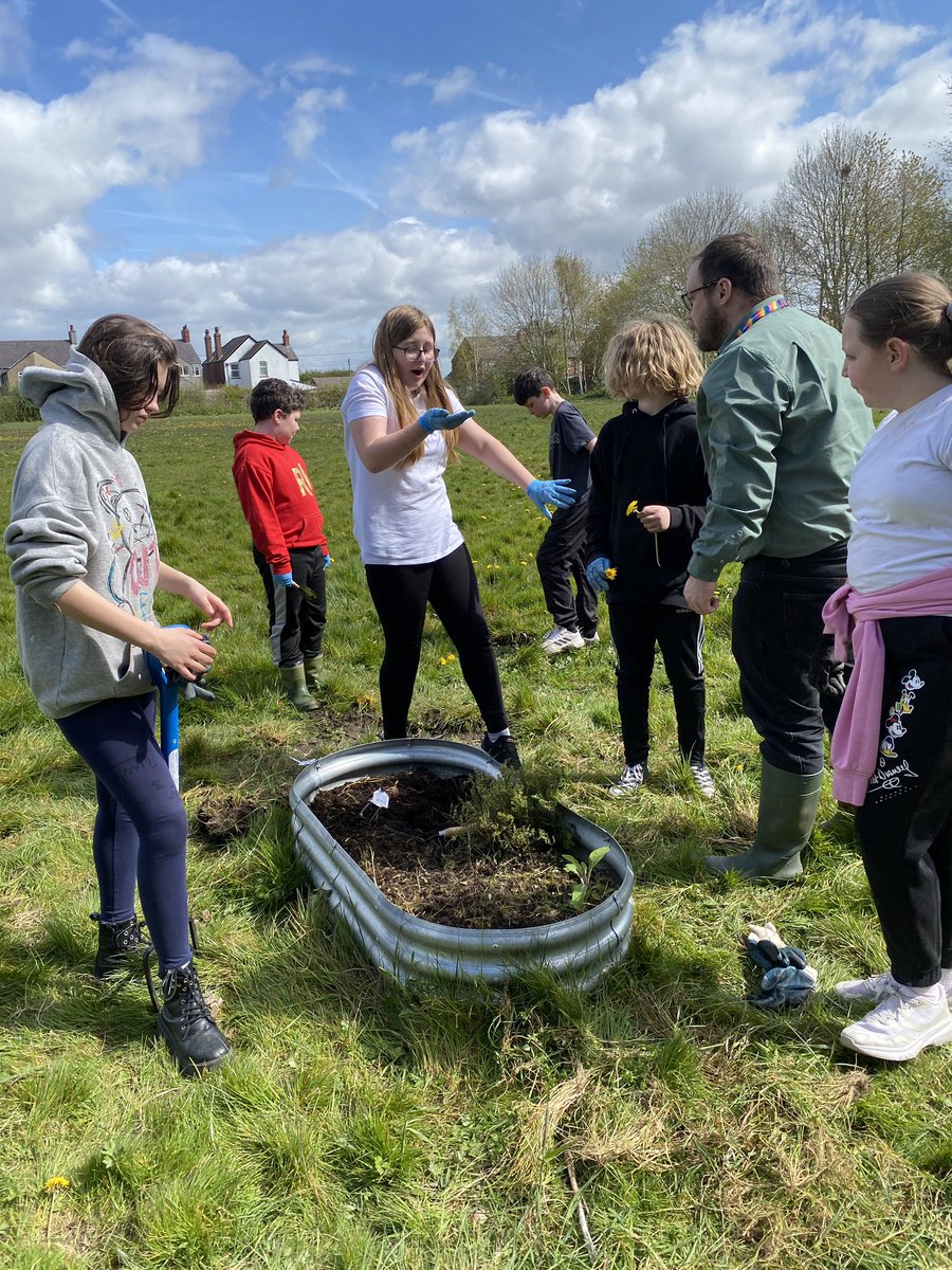 WW_Buckley's tweet photo. Our Phase One Survey for the development of the  outdoors is underway with Year 6.  The raised beds have also been fully weeded, ready for planting. #WildlifeConservation @WildlifeTrusts @WildGroundNW #DanRose #Itsforthem @CarolynPreece6 https://t.co/gsQOQ070yB
