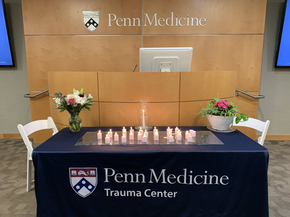 A remembrance service was held today at Penn Presbyterian Medical Center to honor the lives lost to trauma within our community over the past year. Please join us in keeping them and their families in our thoughts.