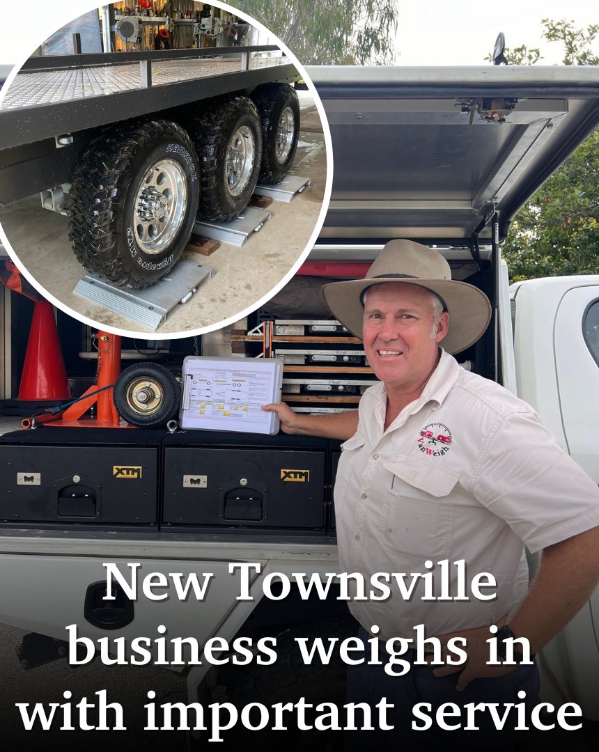 Targeting a gap in the market, a Townsville business is accurately weighing vehicles and trailers to avoid insurance and legal pitfalls. ⚖️🚙 See why it's important. ➡️ bit.ly/49GlNU6