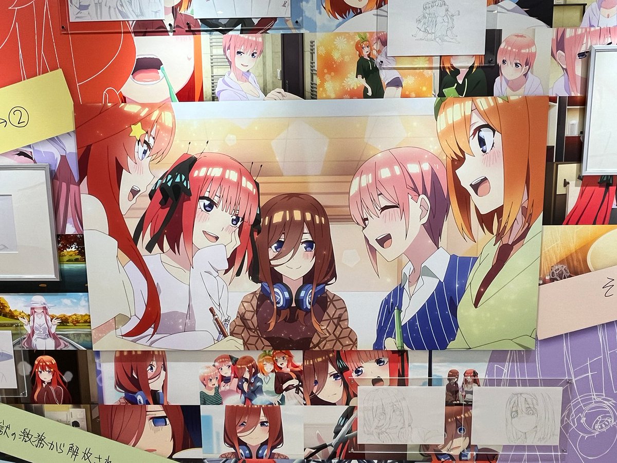 情報】《五等分的新娘》動畫原畫展Engagement 視覺圖公開！ @春場蒽 