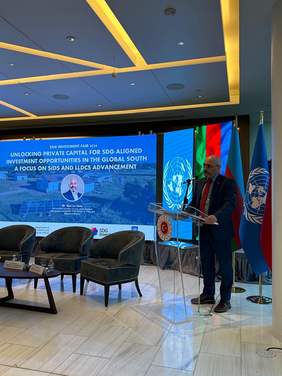 (1/2)🌍Exciting news from our High-level event on Unlocking Private Sector Capital for #SDGs in #SIDS and #LLDCs! 🌟Co-hosted with the Gov of 🇹🇷&🇦🇿, @IICPSD, and @UNDESA, the event fostered new collaboration and innovative approaches to #SustainableFinance for the #GlobalSouth.