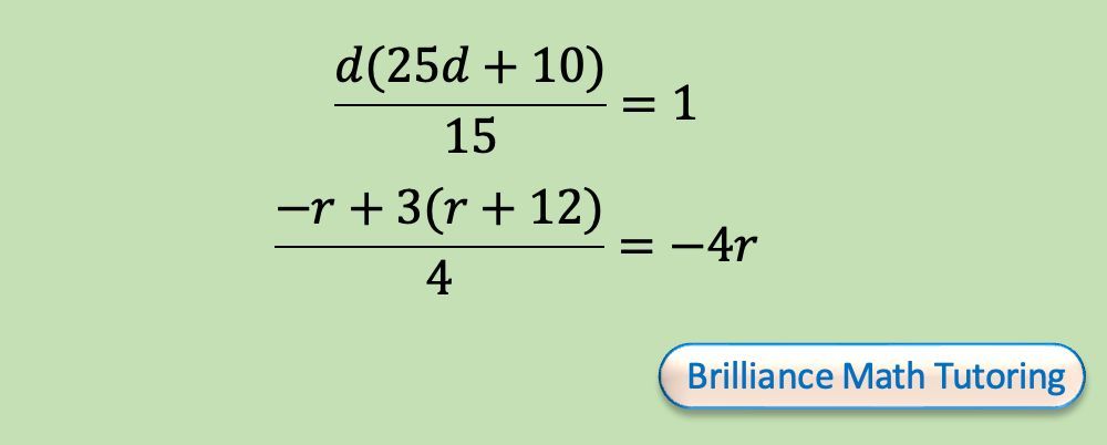 ✍🏾 Solve for the unknown #variables.

#MathTutor #education #success #ElementarySchool #MiddleSchool #HighSchool #college #university #homework #GED #SAT #ACT #algebra #fraction #equality #variable #mathematics