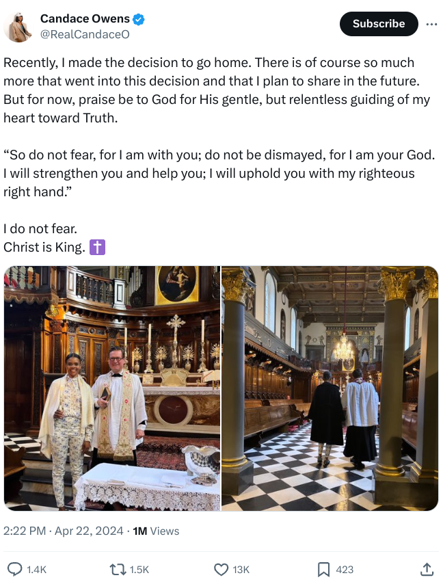 warning515's tweet photo. Candace Owens Evil Omen? Candace Gets #Baptized In London And A Few Days Later Household Cavalry Horses Get Spooked &amp; Big Ben Stops At 9 AM!

#London
#CandaceOwens
#EvilOmen
#EvilPortent
#HouseholdCavalry
#BigBen
#CatholicTwitter
#CatholicX

https://t.co/36WVt1UWpm https://t.co/AQfVYCoHNZ