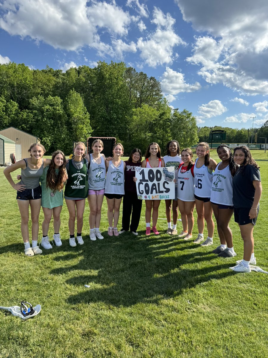 Congratulations to freshman Natalie Boecke for scoring her 100th career goal last night. All in her first season of high school lacrosse! Way to go Natalie! 💯👏 @NHSChargers