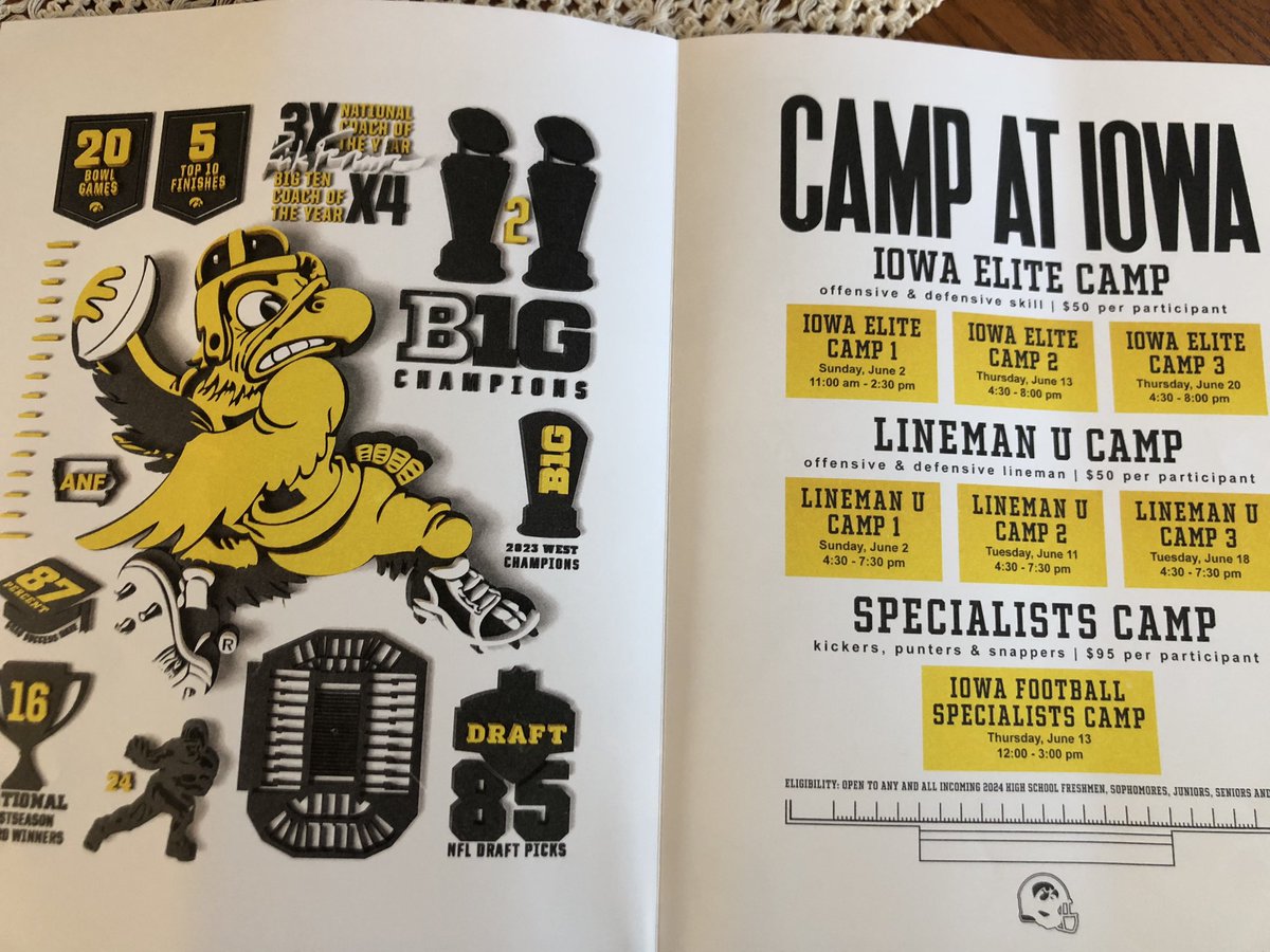 Thanks for that camp invite!
<a href="/HawkeyeFootball/">Hawkeye Football</a>