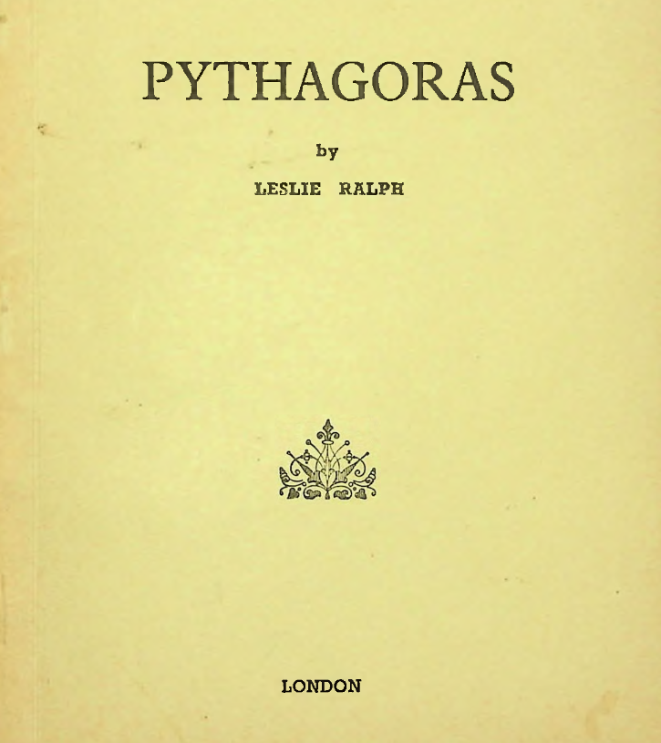 Just discovered that @SLSingh's book 'Fermat's Last Theorem' lists my grandfather's book on Pythagoras in his 'Suggestions for Further Reading'. His book was short-run printed and few have ever seen it, so I'm sharing it: archive.org/details/Pythag…