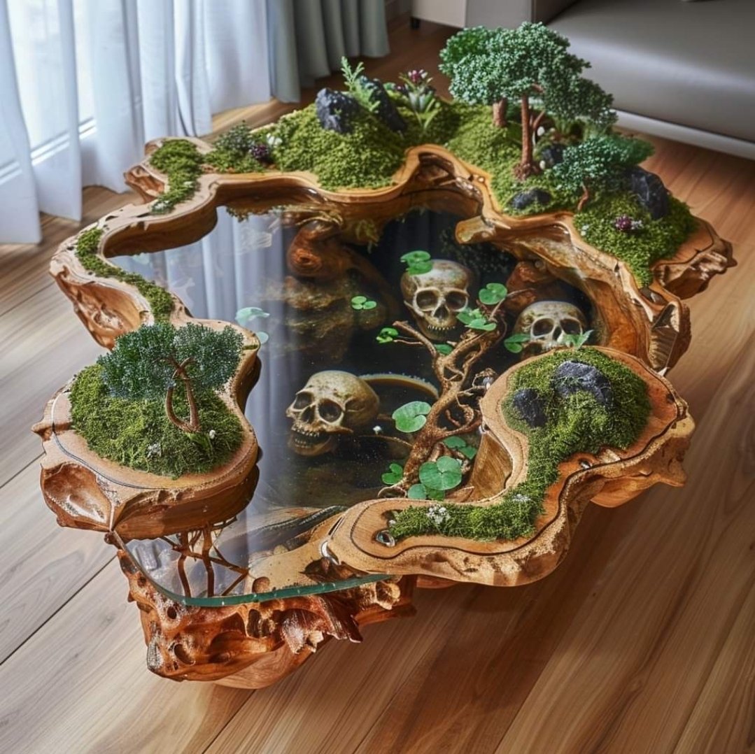 Would you want to have this coffee table?

#coffeetable #CoffeeLovers #furniture #DesignInspiration #design #Creative #skulls