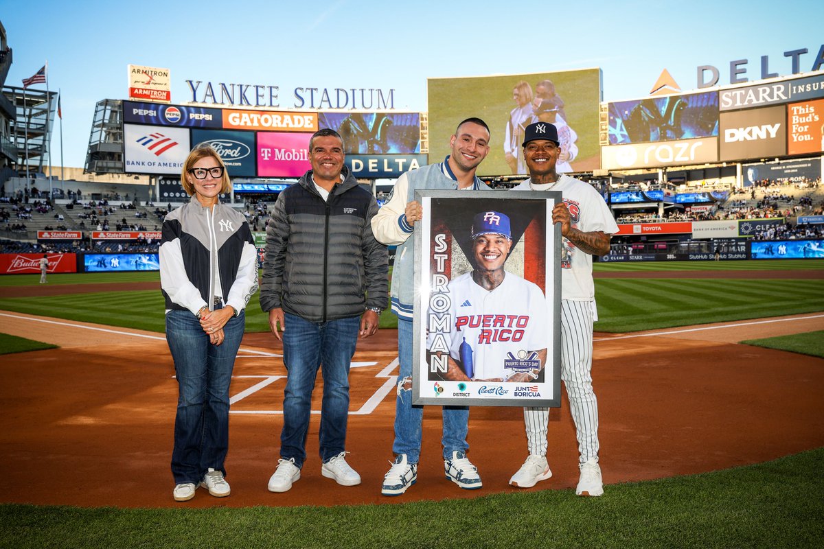 Tonight, the Puerto Rico Convention District Authority & Junte Boricua are celebrating Puerto Rico Day at Yankee Stadium. For over 140 years, baseball has been played in the beautiful island of Puerto Rico, and tonight we are proud to honor the legacy of baseball on the island 🇵🇷