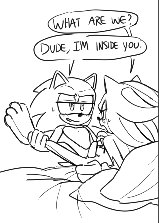 emthimofnsfw's tweet photo. Shadow isn't the best with timing #sonadow #shadonic #sonicthehedgehog #shadowthehedgehog #nsfw https://t.co/kdAHeSVBHC