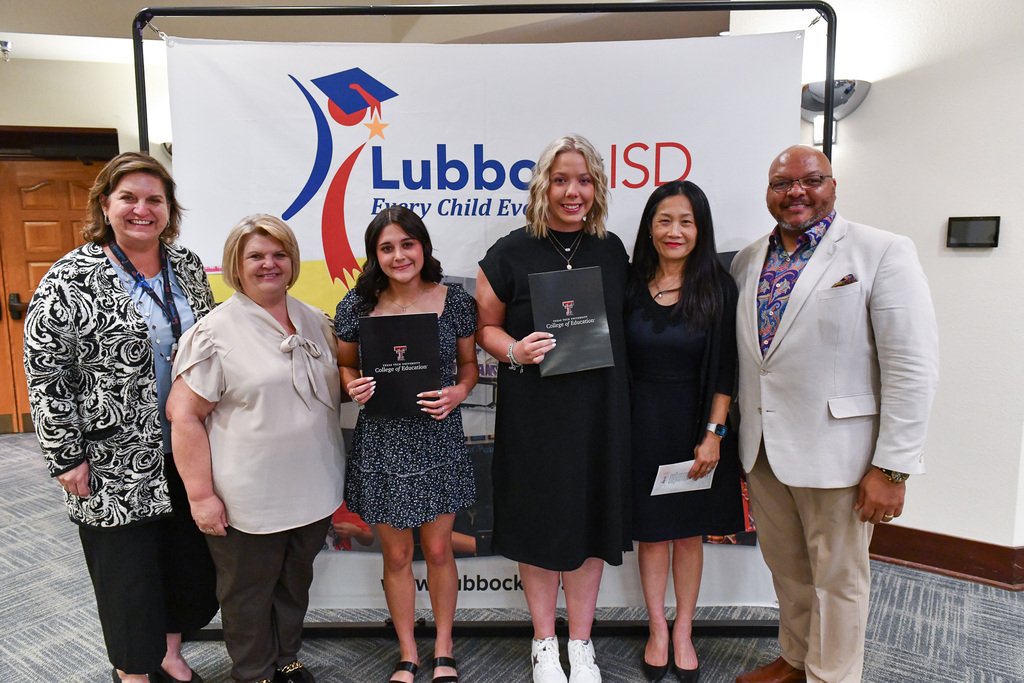 Earlier this week we celebrated students from our Ready, Set, Teach program! We can't wait to see how these young men and women will make a difference in the lives of their future students! #WeAreLubbockISD