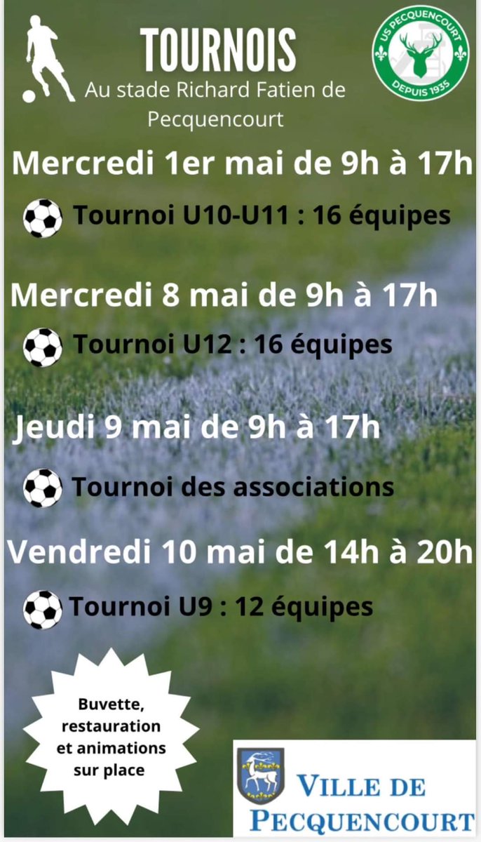 On vous partage notre affiche faite sur Paint.
Si jamais vous avez une grande soif, venez boire une pinte ! 🍻⚽️