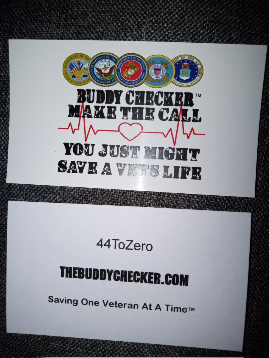 If you requested cards and received the 44, I changed the design. Please let me know if you want some of the new ones. Anyone else want some please DM your mailing address. I'll be sending more out next week. Thank you and God bless you 
#44toZero #BuddyChecker