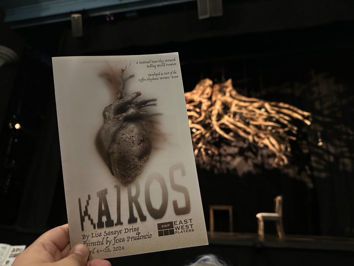 loved this production of Lisa Sanaye Dring’s intimate and intriguing KAIROS, and can definitely see it getting produced in theaters everywhere. catch the final weekend of its rolling world premiere at @EWPlayers!