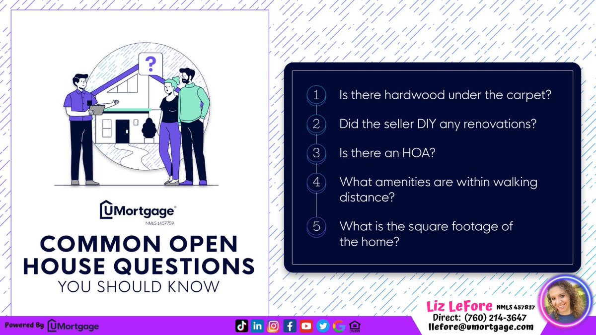 Real Estate Agents, are you hosting an open house this weekend? I’ve compiled a list of commonly asked questions to help you through purchase season! 🏠 #weekendwarrior