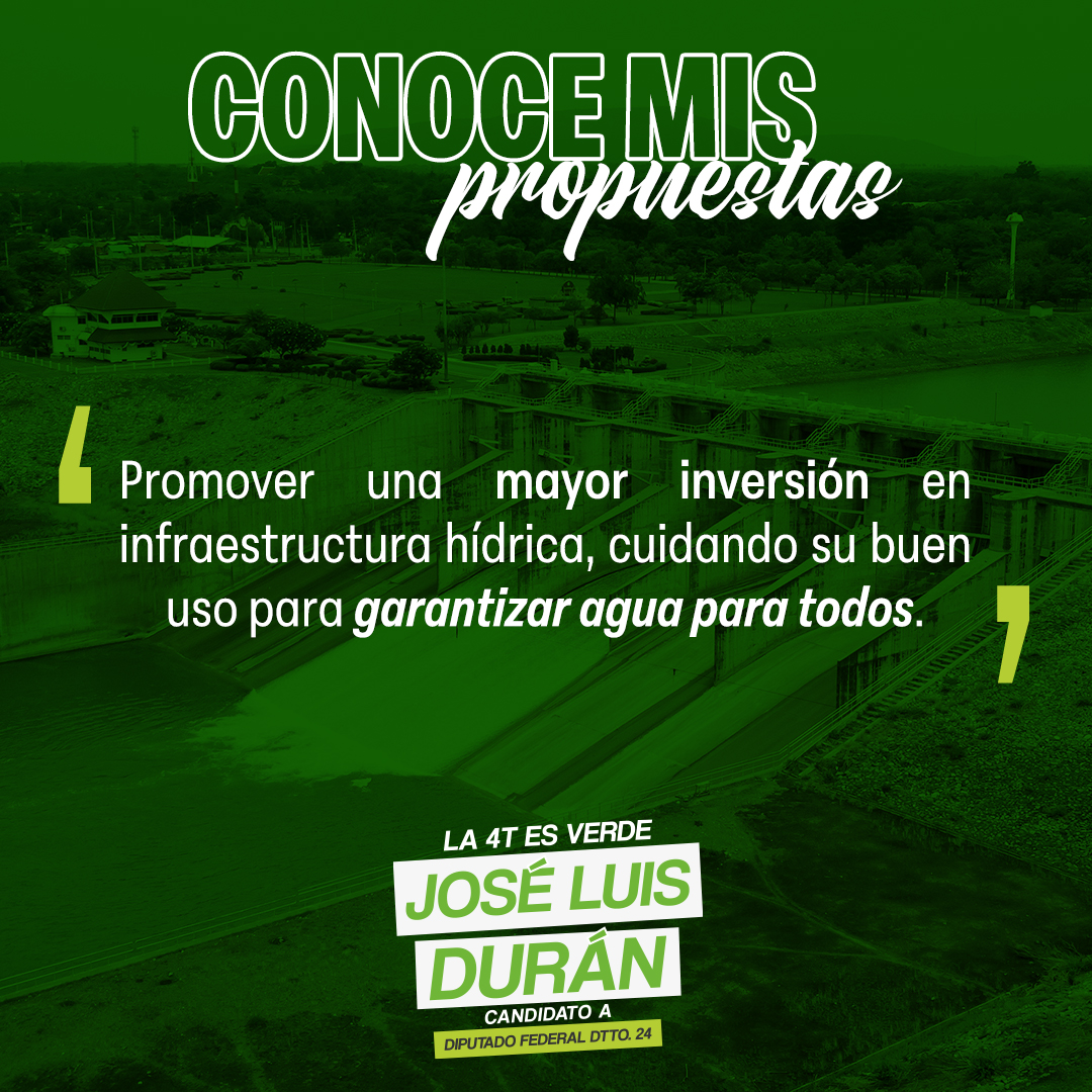 JLDuranMex's tweet photo. ¡#Naucalpan merece un futuro con agua para todos! Como tu candidato a diputado federal por el #Distrito24, me comprometo a impulsar una mayor inversión en infraestructura hídrica, garantizando su uso responsable para asegurar un suministro equitativo. 💧 #La4TesVerde 💚 https://t.co/UBsy3KOokH
