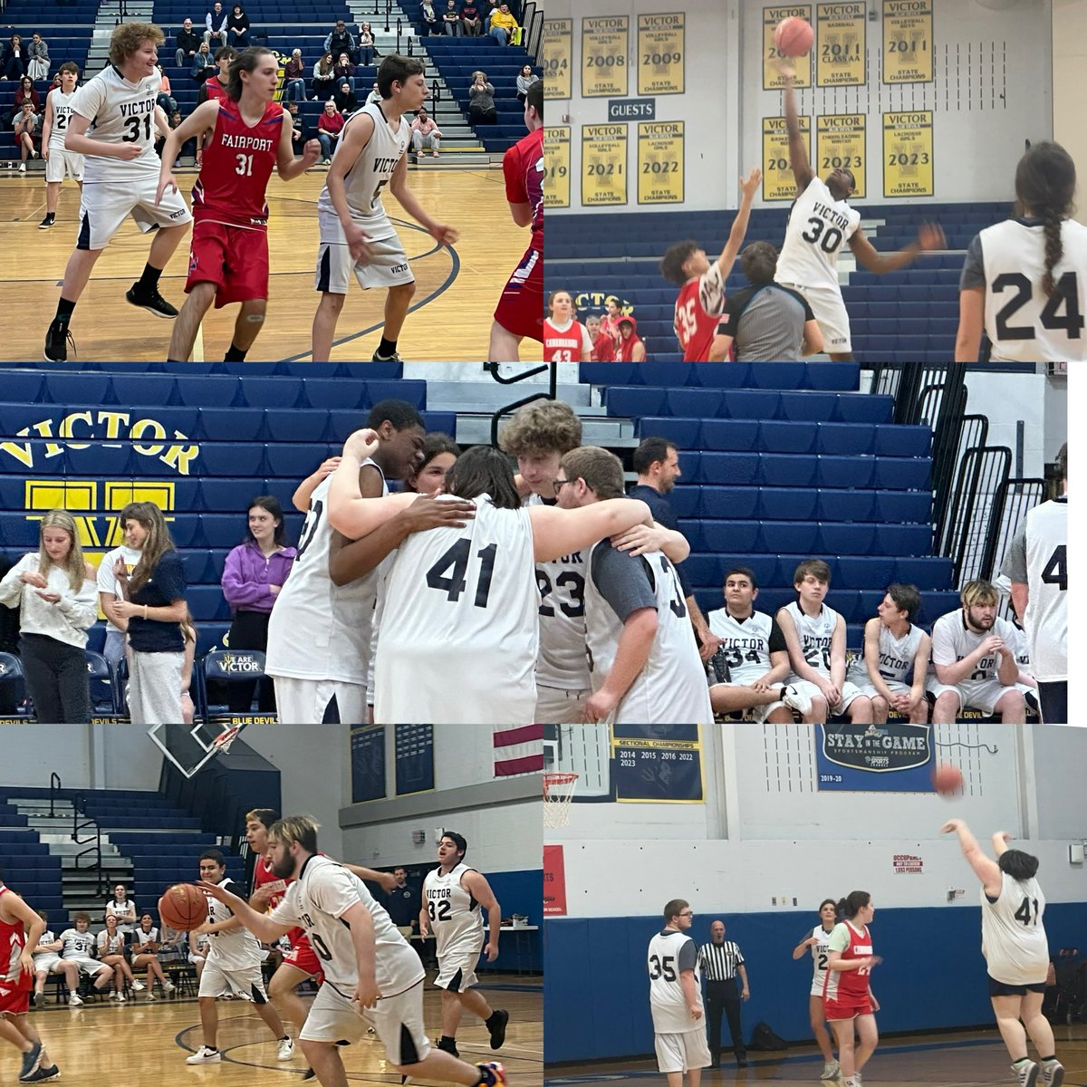 Victor Blue Devils Ψ╰(•̀ᴗ•́ )╯ (@victorbldevils) on Twitter photo The <a href="/UnifiedVictor/">VHS Unified Sports</a> Basketball Team Back in Action Tonight… Great work everyone!!!
First HOME Game is Thursday May 2nd at 4:30pm 🤜💥🤛 The <a href="/UnifiedVictor/">VHS Unified Sports</a> Basketball Team Back in Action Tonight… Great work everyone!!!
First HOME Game is Thursday May 2nd at 4:30pm 🤜💥🤛