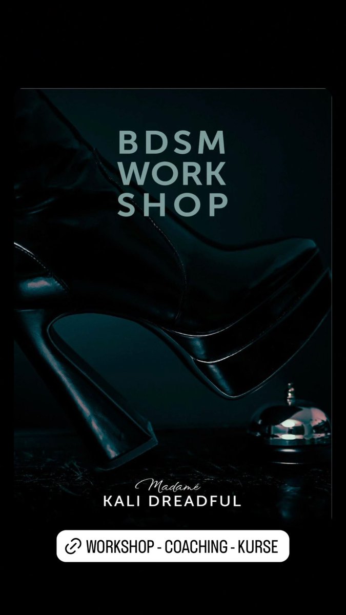 Schon gesehen? 
👉 kali-dreadful.de/workshop

<a href="/pig_promo/">RtPromoPig 🇩🇪</a> <a href="/RTSubFinFem/">Findom/Femdom/Fart fetish sub</a> <a href="/bestofdomina/">Best-of-Domina</a> <a href="/femdommedia/">FM Adult 18+</a> <a href="/tom171317/">Femdom/Findom Europe</a> <a href="/bdsm/">BDSM | BDSM.org</a> <a href="/BDSM_Promo89/">BDSM Promo 2,4k 🎂 08.12.</a> <a href="/TheFetUniverse/">The Fetish Universe</a> <a href="/FetLife/">FetLife</a> <a href="/RtGoddess1/">🆁🆃👑🅶🅾🅳🅳🅴🆂🆂</a> #RT #workshop #coaching #bdsm