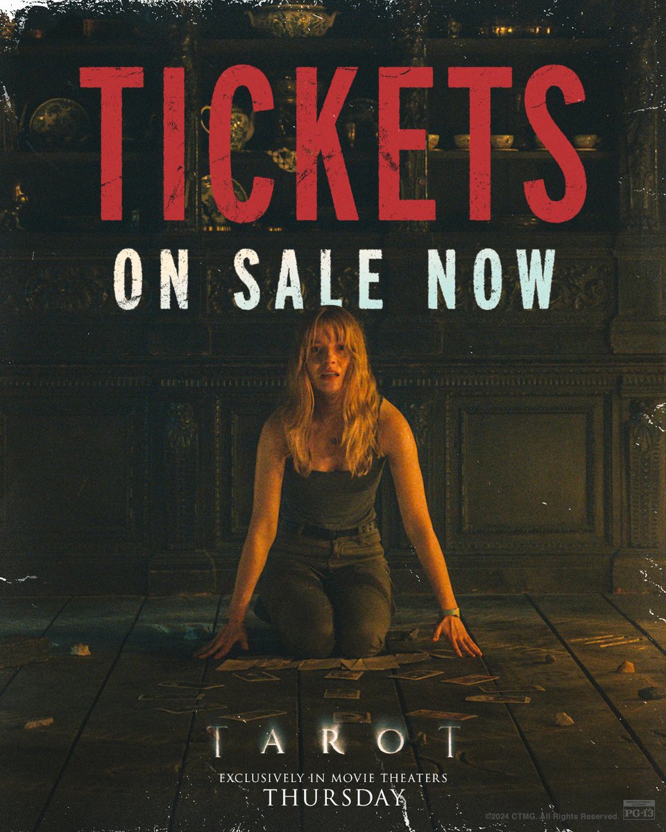 surrender to the cards.

@TarotMovie is exclusively in theaters thursday – get tickets now. tarotmovie.com