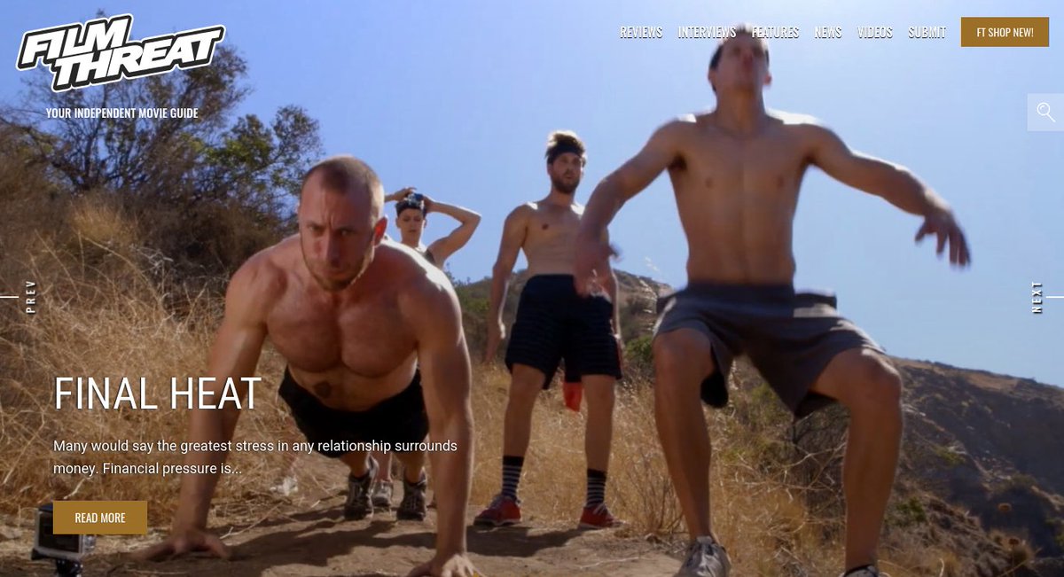 FilmThreat's tweet image. &quot;…their final shot to keep the business open is to win a nationwide fitness competition.&quot; Alan Ng feels the pressure stemming from Final Heat.
filmthreat.com/reviews/final-… #SupportIndieFilm #FinalHeat #Drama