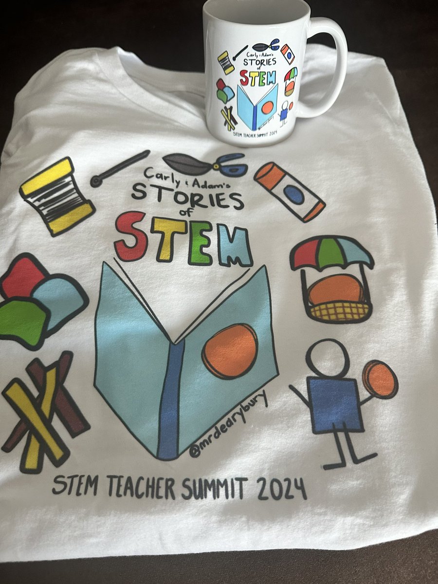 This K-5 engineering teacher & author-illustrator is thrilled to present at the virtual #STEMTeacherSummit! I ❤️ the #StoriesofSTEM theme, the beautiful swag, & the list of #STEM presenters. I can wait to share & learn from others! @carlyandadam, thank you for the invitation!