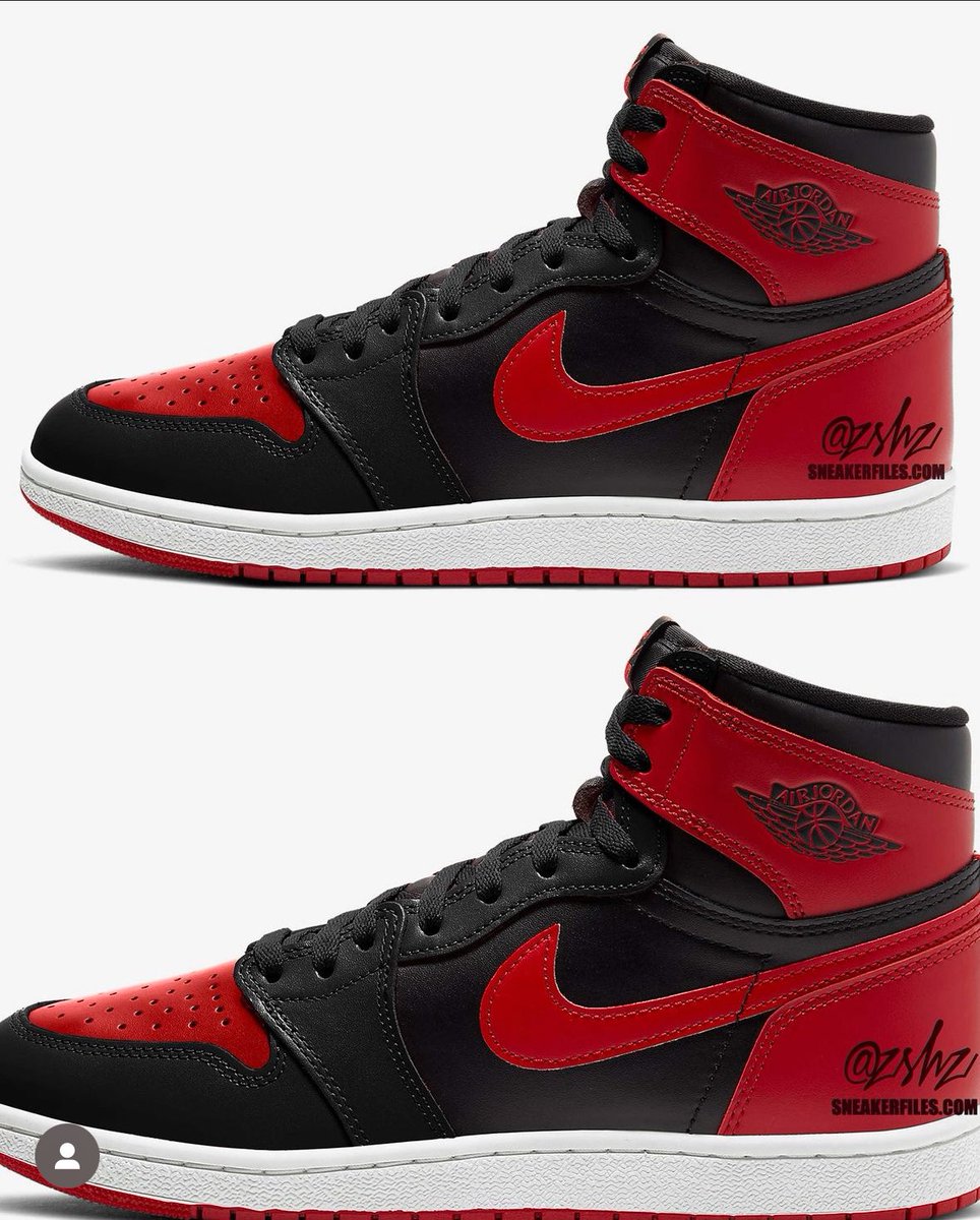 FEBRUARY 14, 2025. #Bred AJ1 High '85 ALL-STAR WEEKEND. Expect these to look even closer to the original 1985 release.. Black/Multi-Color HV6674-067 @zSneakerHeadz x @sneakerfiles