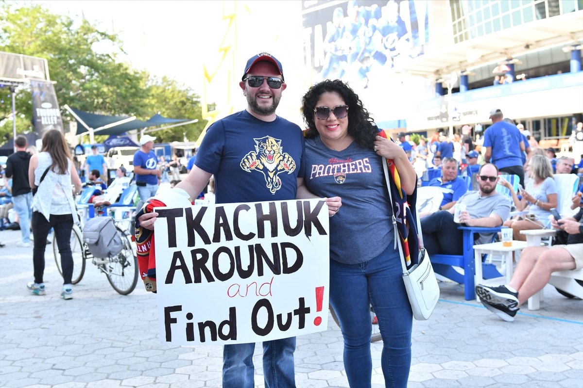 'When you Tkachuk around ⤵️, you find out' 🤣