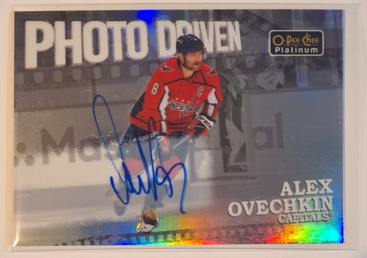 Another great one!
Ovi OPCP photo driven auto
$6🇨🇦$4.50🇺🇸x100 straight fill razz
🎲 +5 top spot wins 
Shipped by @GlomsCards 
Claim in thread will add to chat, less then half the spots left.
#ALLCAPS #hockey #razz #upperdeck