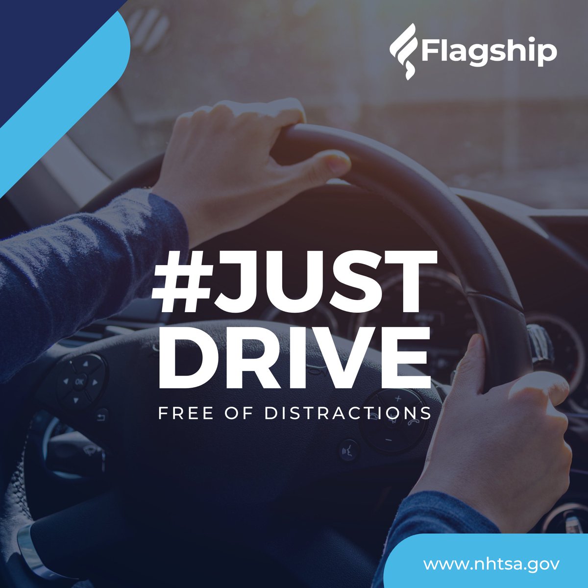 Distracted driving is one of the fastest-growing safety issues on the roads today. Eliminating distractions while driving can make the roads safer for everyone. 

@NHTSAgov leads the fight nationally against distracted driving. Learn more at: nhtsa.gov/risky-driving/…

#JustDrive