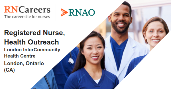 A new job just posted on RNCareers.ca London InterCommunity Health Centre: Registered Nurse, Health Outreach ow.ly/x6Qm105qPww #NursingJob #RNcareers