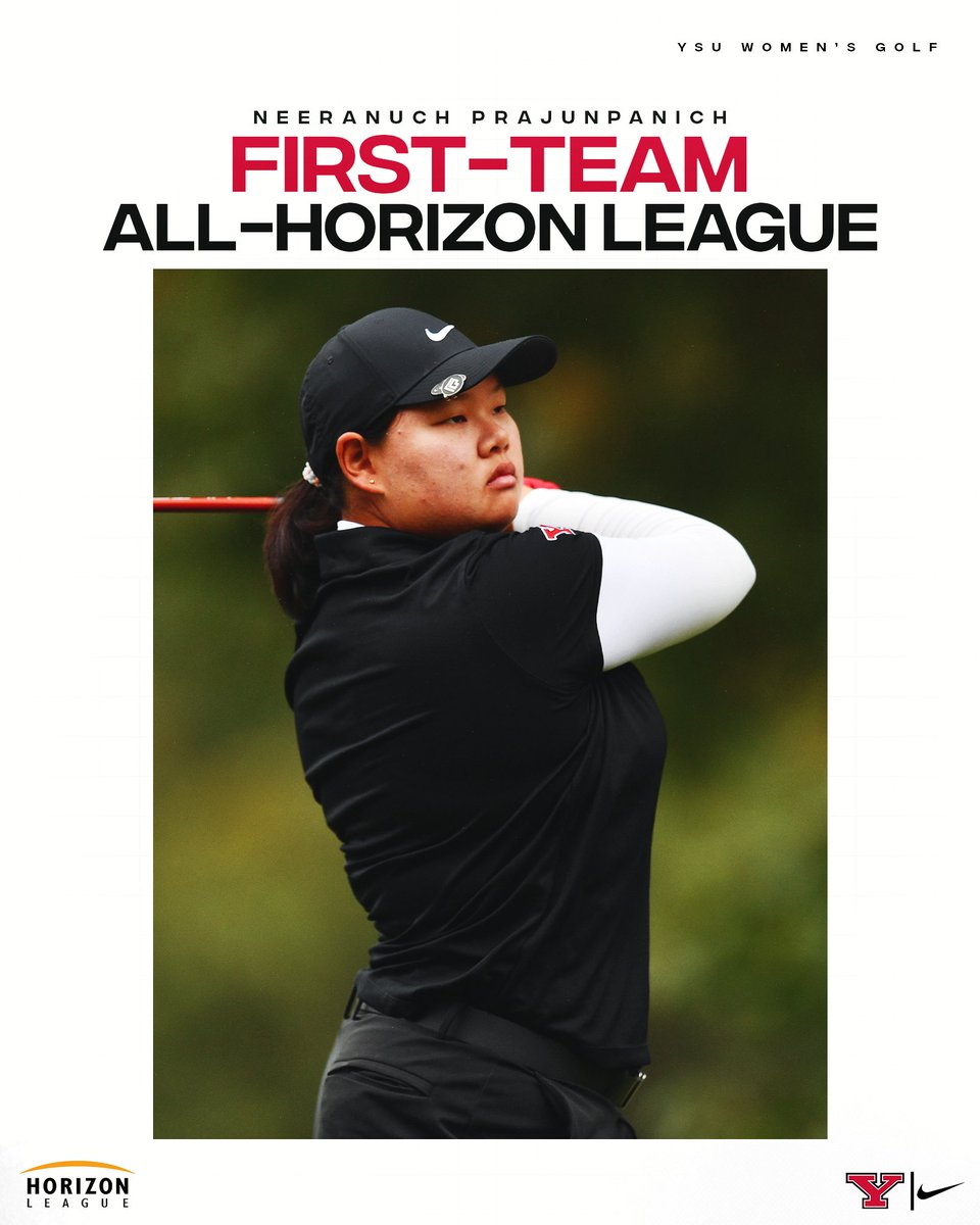 𝙁𝙞𝙧𝙨𝙩-𝙏𝙚𝙖𝙢 𝘼𝙡𝙡-𝙇𝙚𝙖𝙜𝙪𝙚 🐧⛳️

In addition to being named #HLGOLF Freshman of the Year, Neeranuch Prajunpanich was also one of five golfers voted to the All-Horizon League First Team!

📰: tinyurl.com/2a3uzdn7

#GoGuins